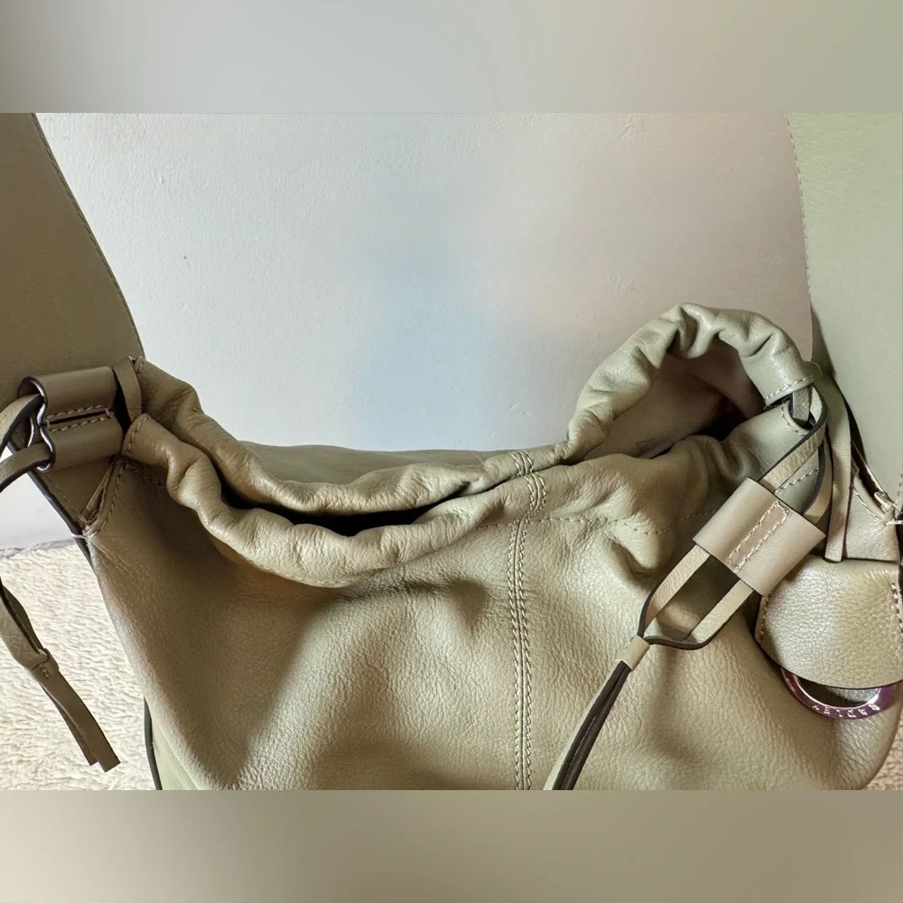 RADLEY LONDON Olive Green Leather Hobo Bag